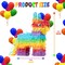 Donkey Pinyata Cinco de Mayo Small Pinata 16.5 inches Mexican Party Decoration for Birthdays, Fiestas and Kids Party Favors